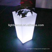 pot de fleur LED étanche moderne